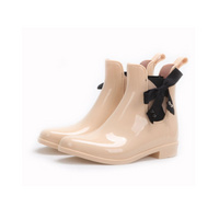PVC Material Chelsea Style Pretty Color Women Rain Boots QH182