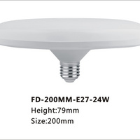 Factory Direct Sales New Product 18W 24W Light Plastic Housing LED Bulb UFO Lamp