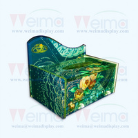 Acrylic tissue box