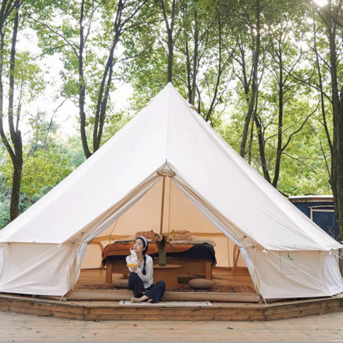 Big Space Luxury Glamping Canvas Bell Tent