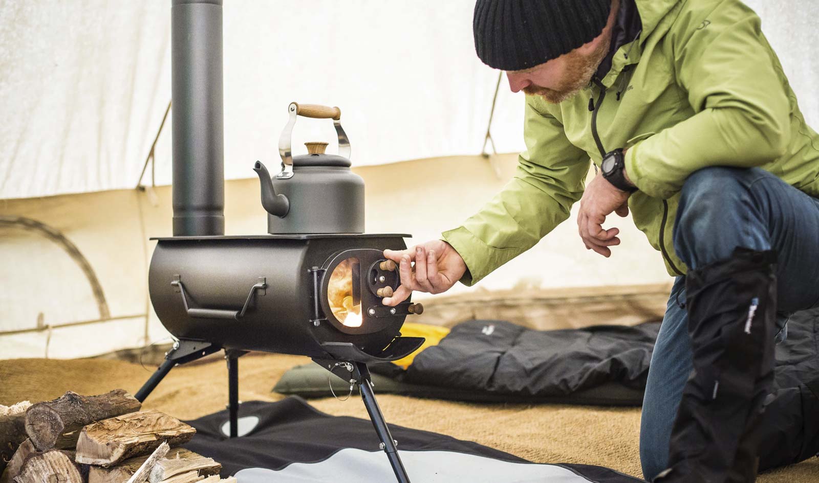 Outdoor wood fire Stove for Glamping