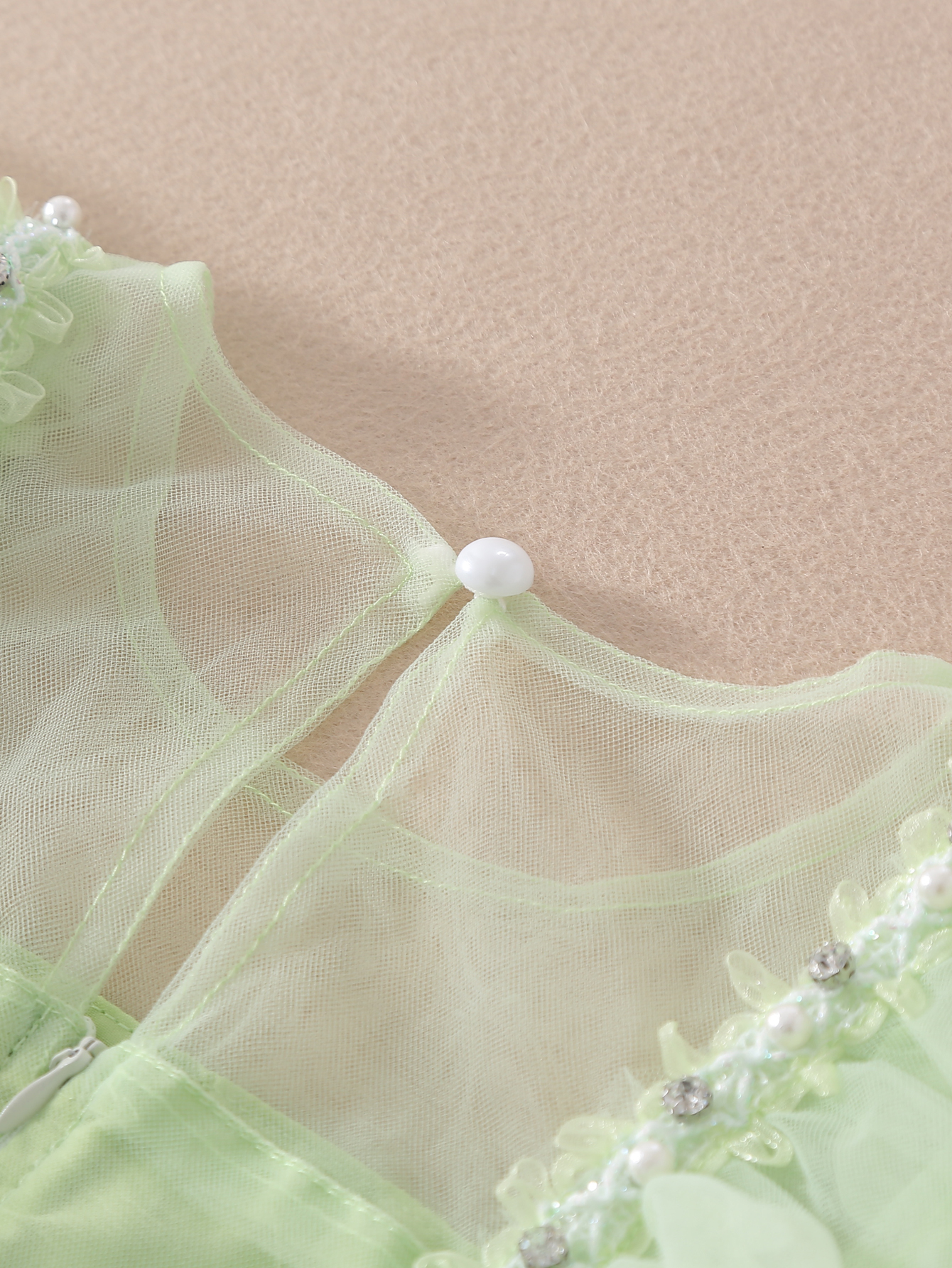 girls dresses polyamide mesh dress fairy Zhili manufacturer green butterfly