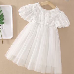 backless little mesh dress back butterfly cute girls kid party dresses for wedding wholesale retailer