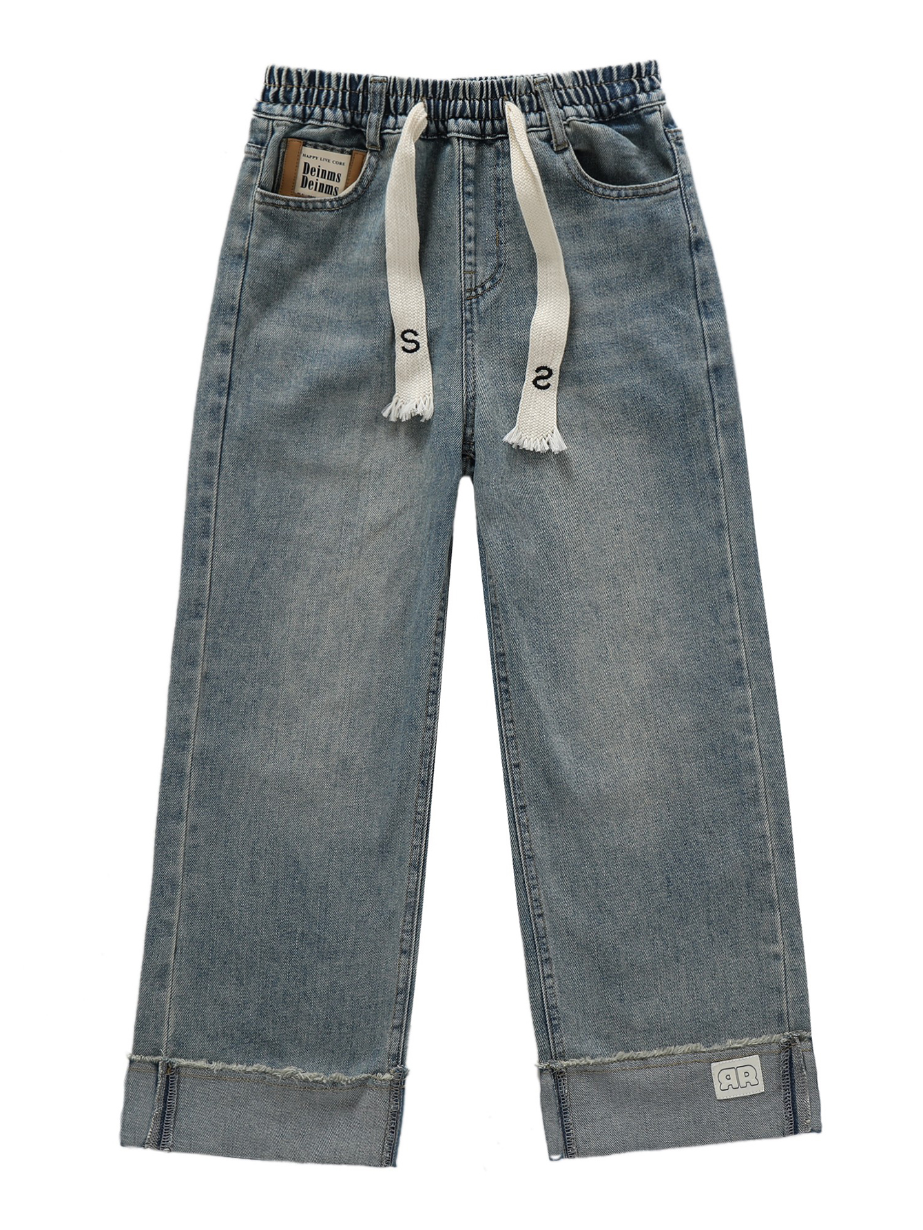 wide-leg pants true religion kids jeans wholesale top quality wide drawstring design wholesale retailer