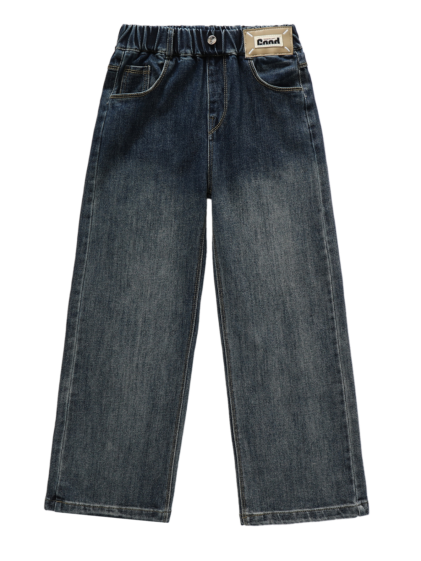 top quality reasonable price elastic waist kids jeans on clearance size 8 wholesale