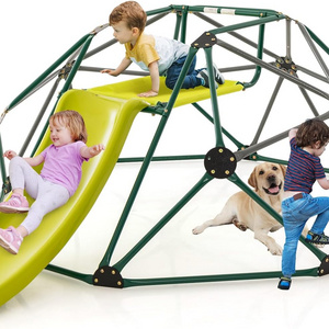 GYM kids playground climbing dome climber with slider