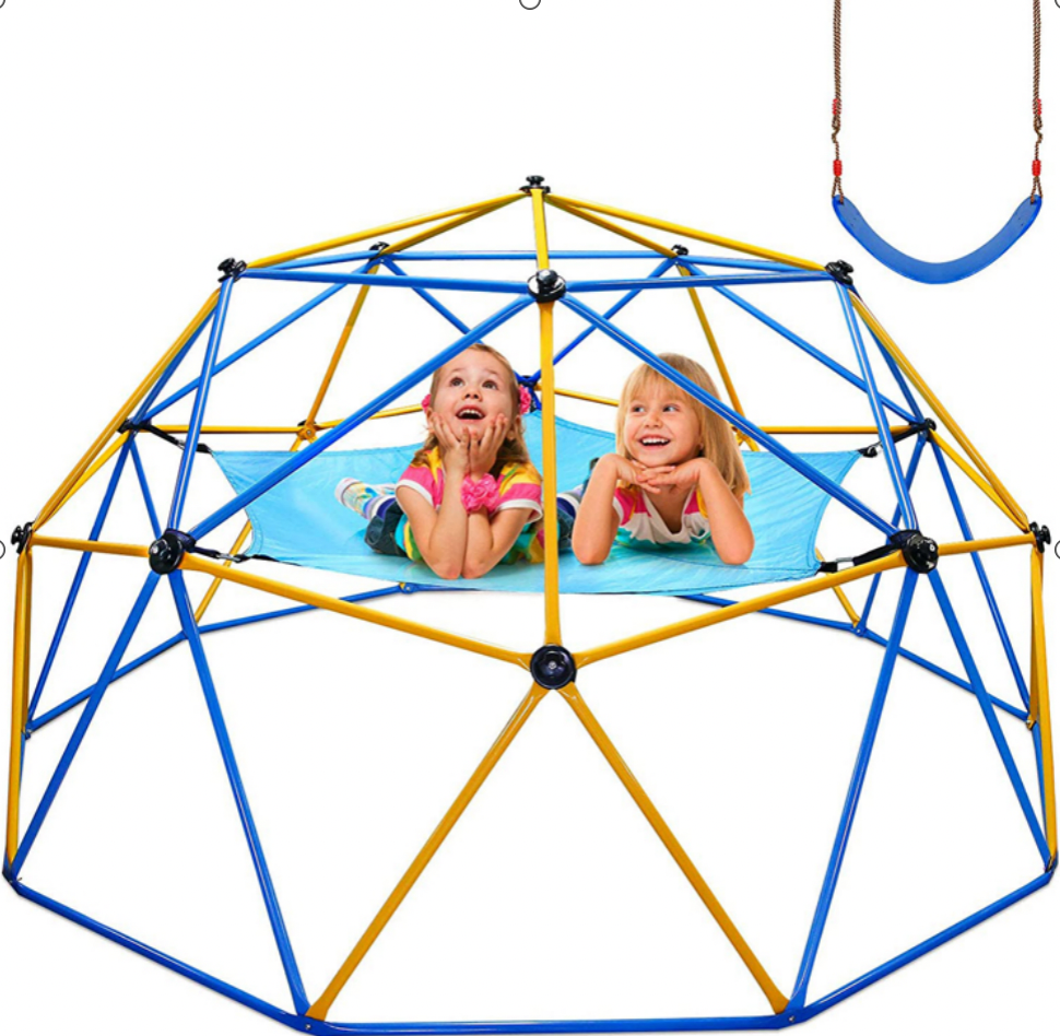 GYM kids playground climbing dome climber with slider