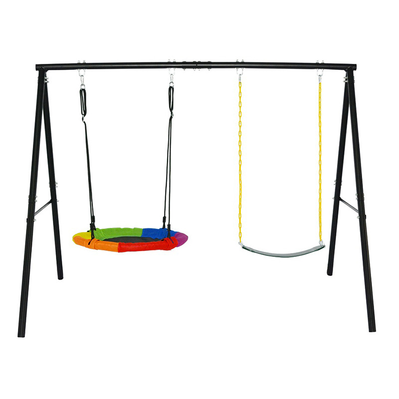 Outdoor kids toy playground swing