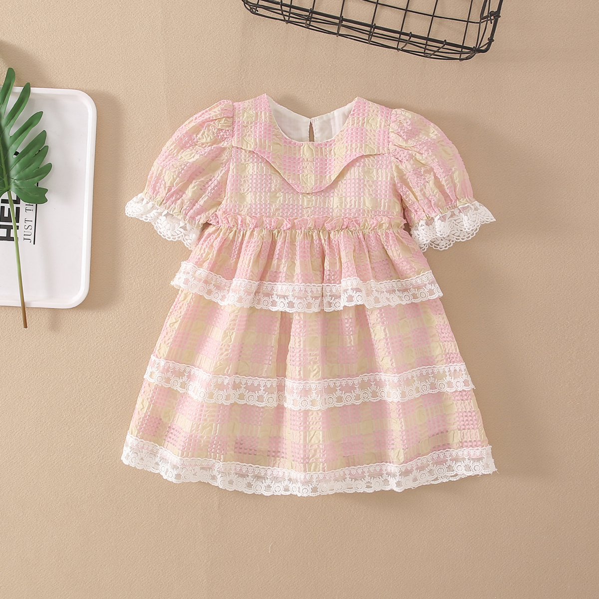 princess little girls dresses lace decorative kids cloths stores online brand China factory price
