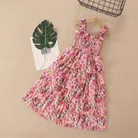 Beach skirts girls dresses American kids clothing sales stores multicolors short lead time