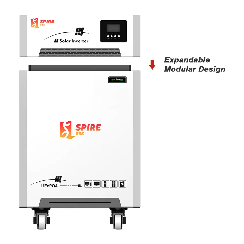 Home Appliance Energy Storge System All In One Inverter and Lifepo4 Battery with BYD Cell