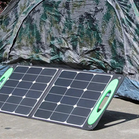 Collapsible For Phone Camping Tent Waterproof 100W Foldable Folding Portable Solar Panel