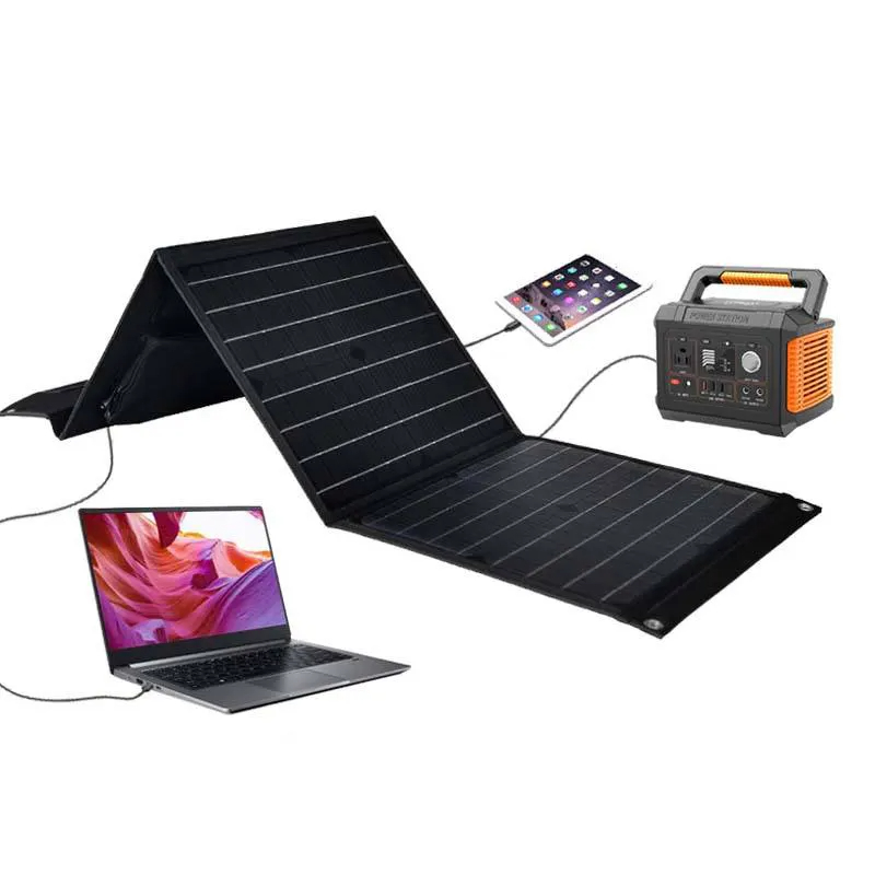 Collapsible For Phone Camping Tent Waterproof 100W Foldable Folding Portable Solar Panel