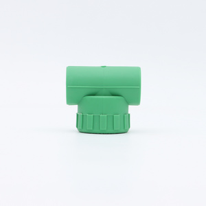 Quality Female Tee Brass Of Green PPR Plastic Pipe Fitting For Supply Water