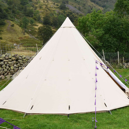 5 metre Ultimate Single Pole Tipi Tent