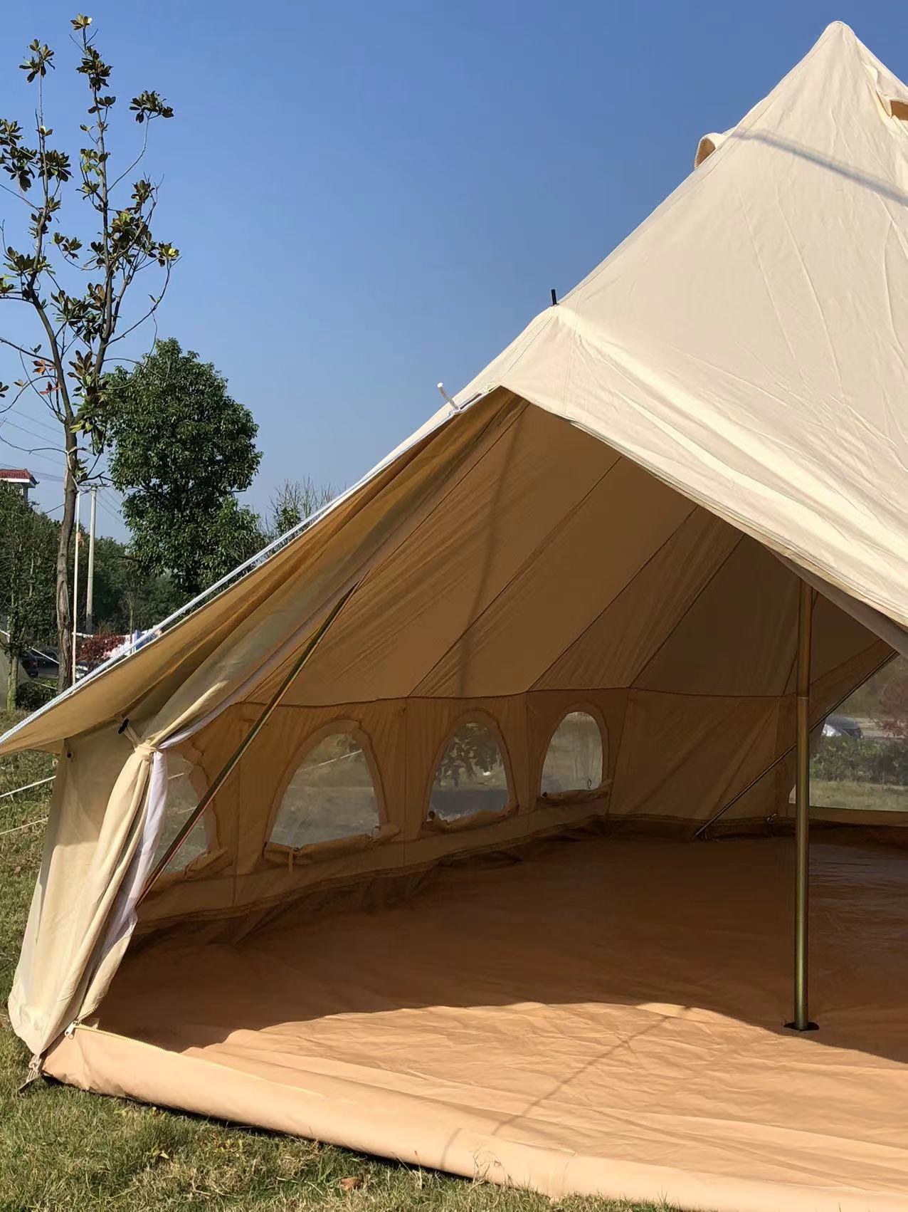 3Door 4M*6M Glamping Tents For Camping