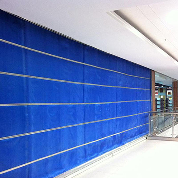 Industrial High Speed Fireproof Commercial Security Fabric Roller Door Shutter For Business
