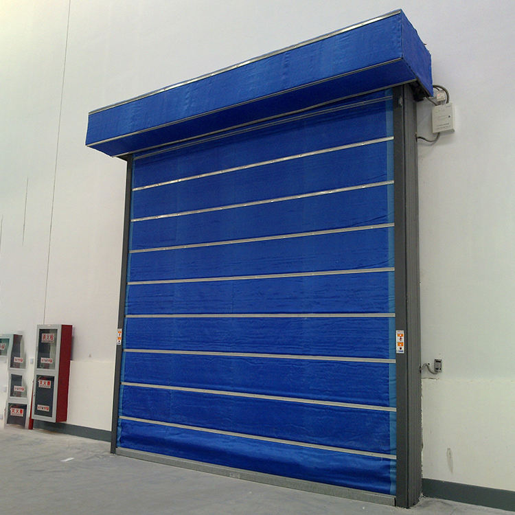Industrial High Speed Fireproof Commercial Security Fabric Roller Door Shutter For Business