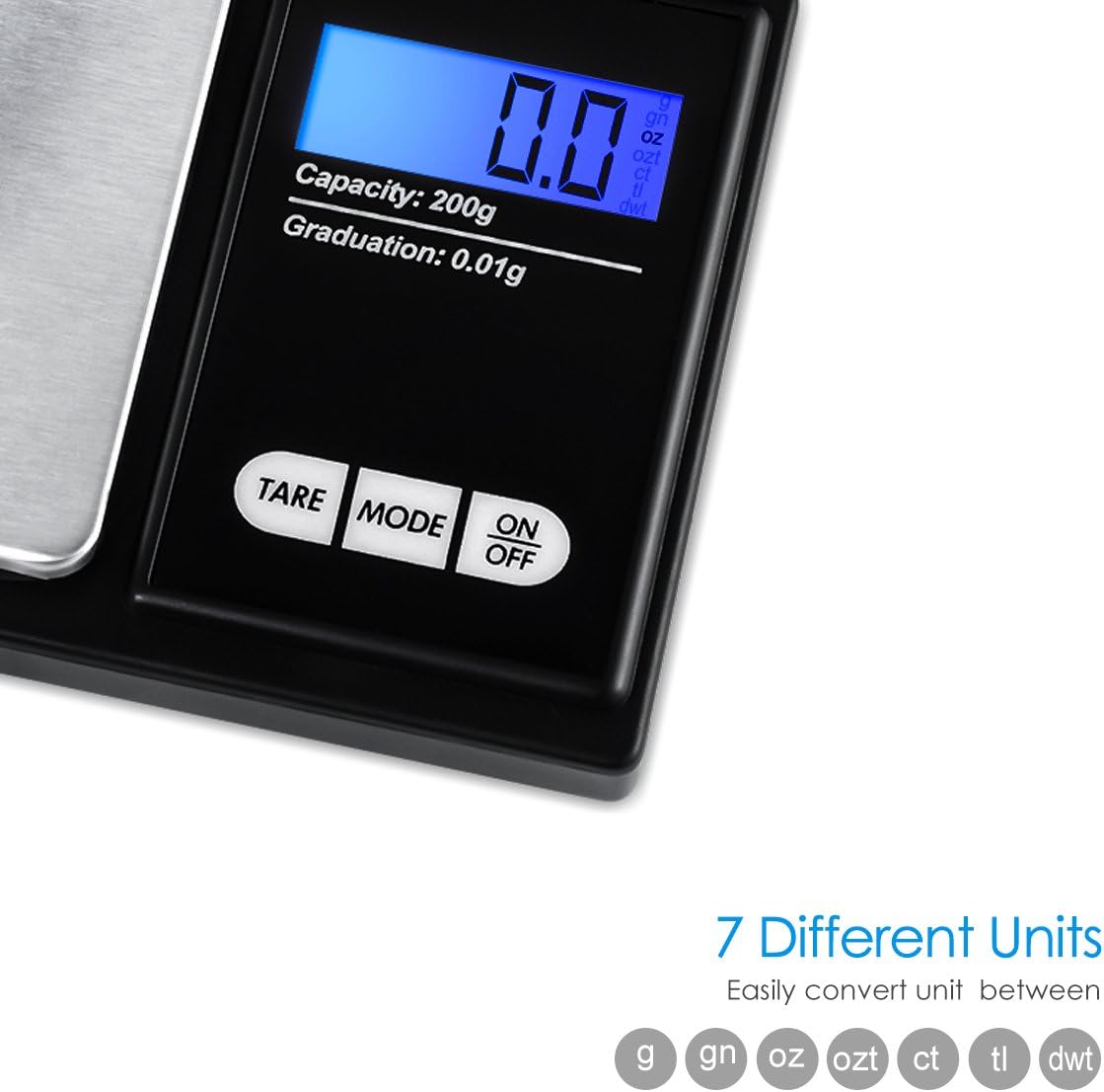 Hot Selling Stainless Steel LCD Digital Pocket Scale Jewelry Gold Balance Weight Mini Electronic Scale