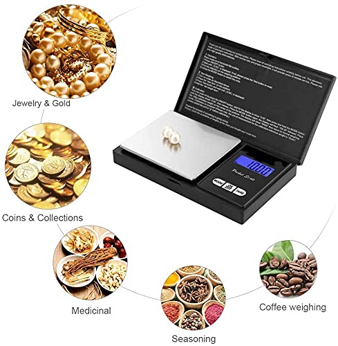Hot Selling Stainless Steel LCD Digital Pocket Scale Jewelry Gold Balance Weight Mini Electronic Scale