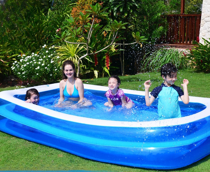 Kiddie Inflatable Swimming Pool For Outdoor and Backyard Activity