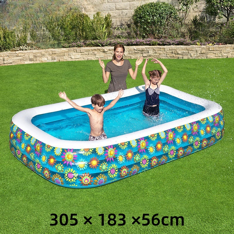 Kiddie Inflatable Swimming Pool For Outdoor and Backyard Activity