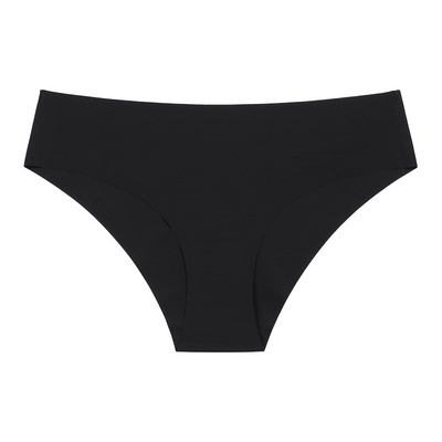 Seamless Solid Thongs, Breathable & Comfy Stretchy Intimates Panties, Women's Lingerie & Underwear