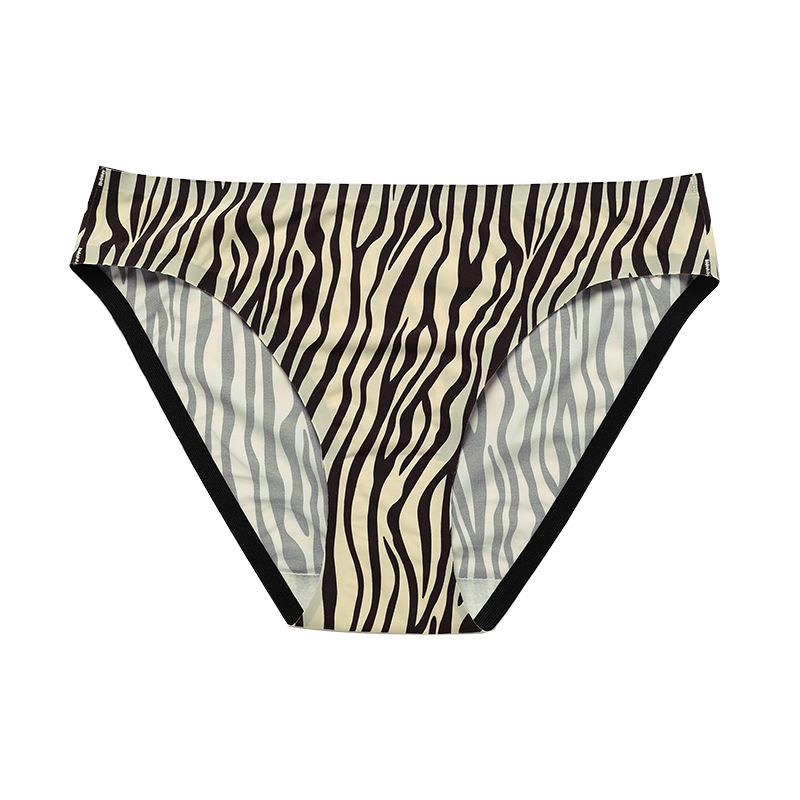 Sexy Seamless Leopard Print Thongs Panties, Women's Underwear & Lingerie