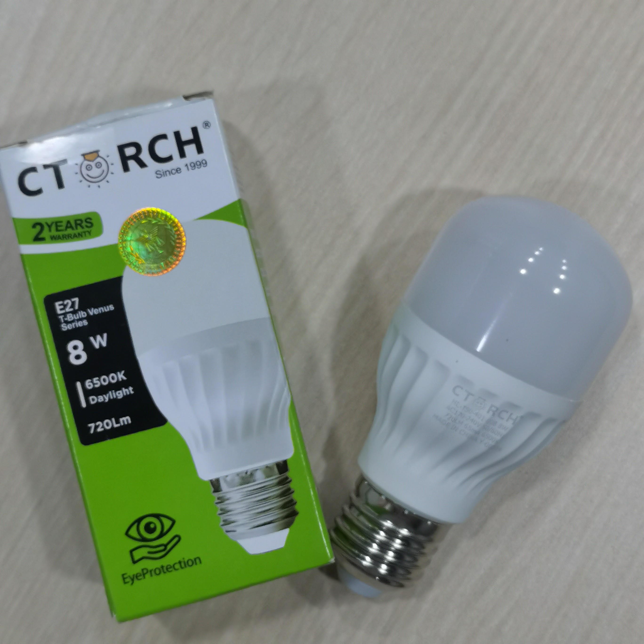 CTORCH high quality chips 2 Years warranty indoor Aluminum T Shape Bulb with 8w 15w 18w 24w 35w 450w 55w E27 B22 led light bulb