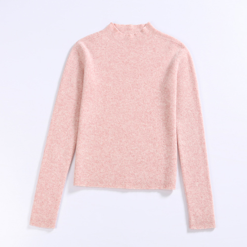 Women's Supersoft Long-Sleeve Wool Knitted Crewneck Sweater