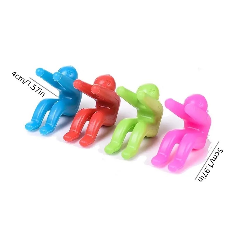 2pcs Lid Holder, Silicone Anti-overflowing Pot Side Clips, Kitchen Accessories