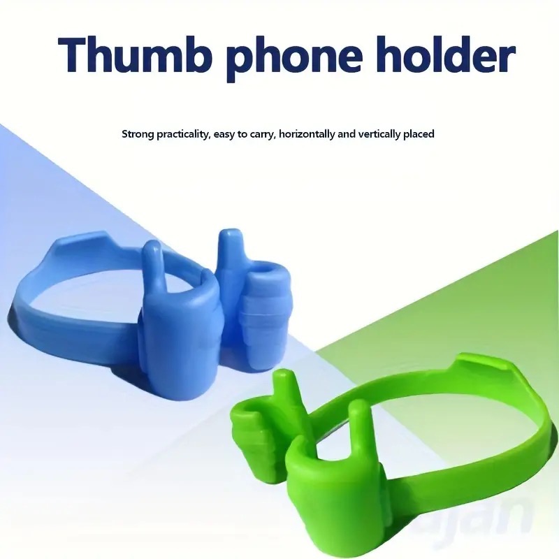 Thumbs Up Adjustable TPU Flexible Mobile Cell Phone Tablet Display Stand Holder Cradle For Mini Switch Desk Desktop Kitchen Home Office Travel