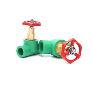 OEM Customization Green Iron Long Handle 20-110mm Plastic Globe Valves