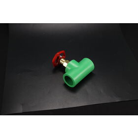 WANJU OEM Customization Green Iron Long Handle 20-110mm Plastic Globe Valves