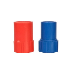 Pvc Red Blue Plastic Wire Tube Cup Comb Lock Lock Female Threading Pipe