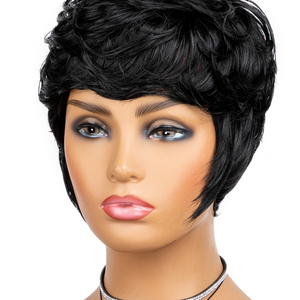 Short Pixie Cut Wig Hair Natural Synthetic Wigs For Women Heat Resistant Wig Natural Hair Women's Fashion Wig