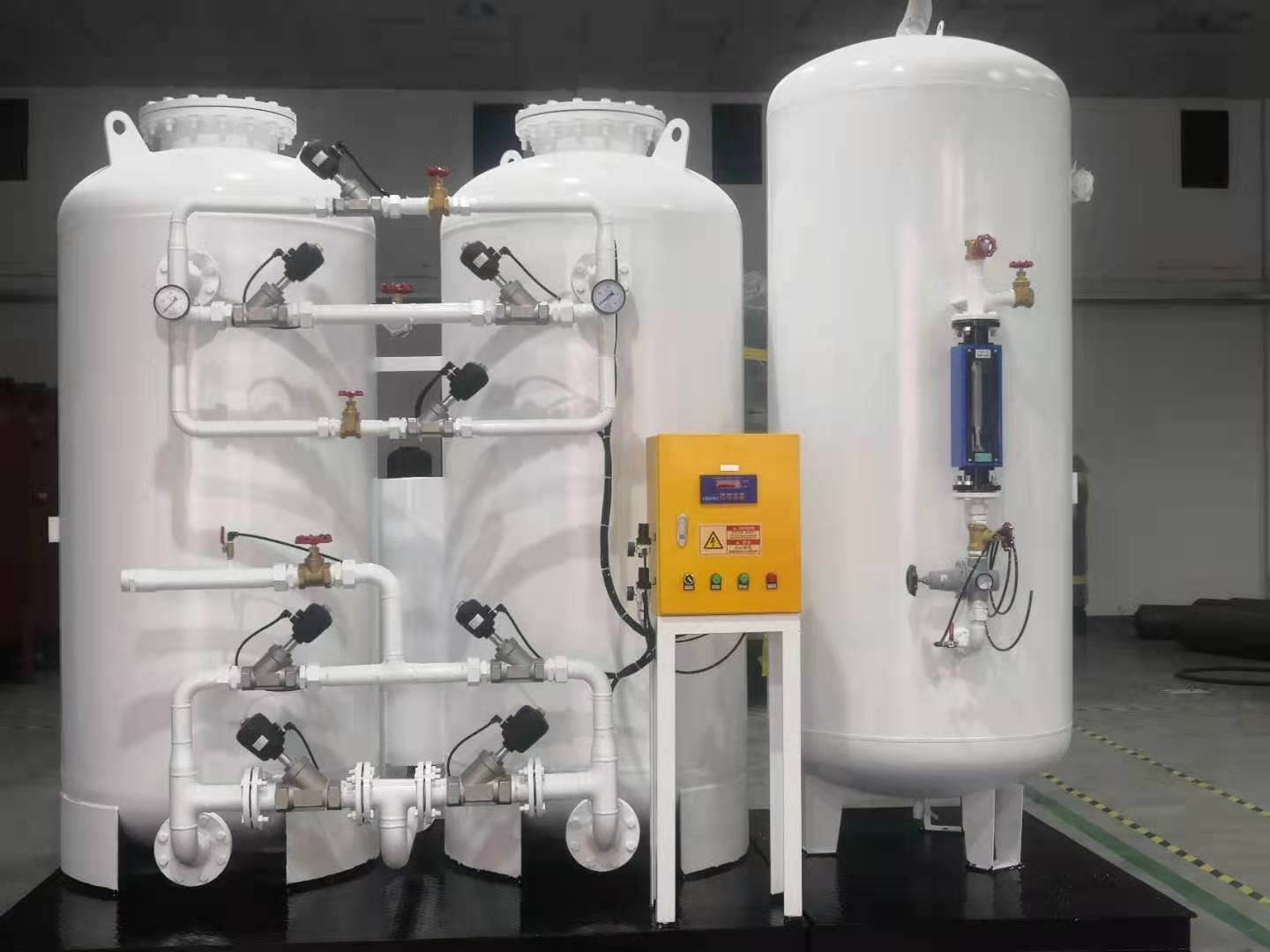 PSA oxygen plants working animation, low cost medical oxygen plant, oxygen cylinder filling plant