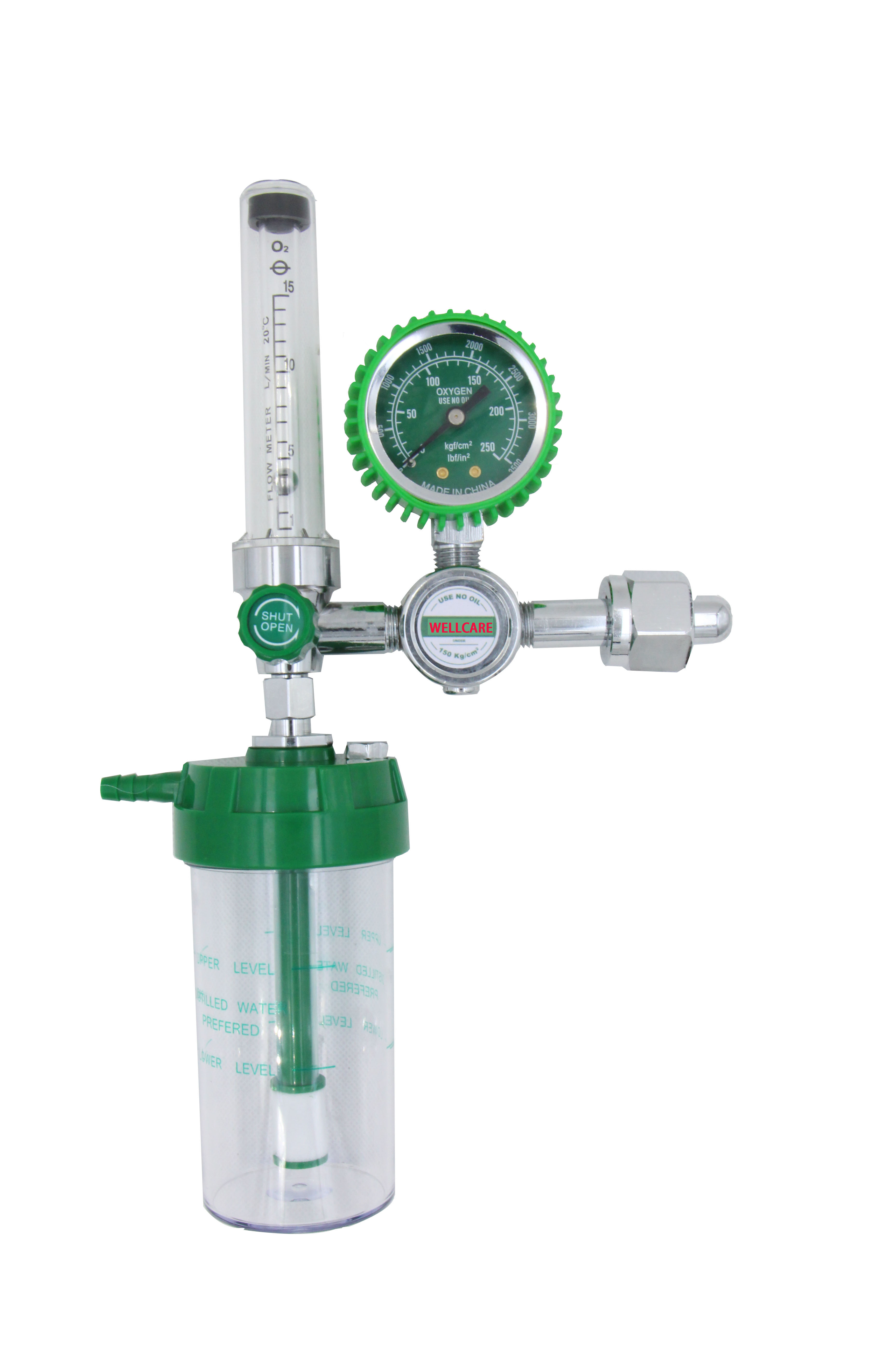 Medical Oxygen Cylinder Regulator - Multi Flow ( Pin-Index )