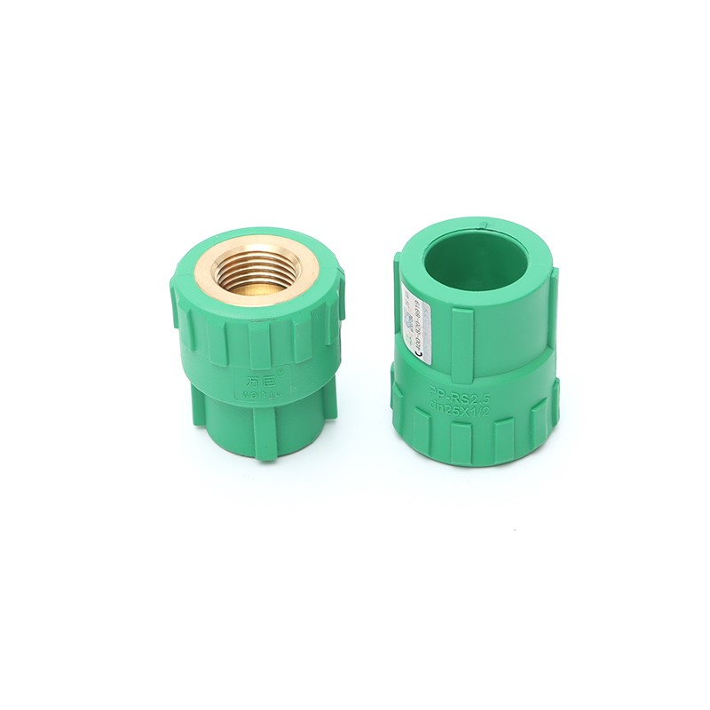 plumbing material ppr female thread coupling wholesale plastic ppr straight connector water pipe ppr coupling fittings