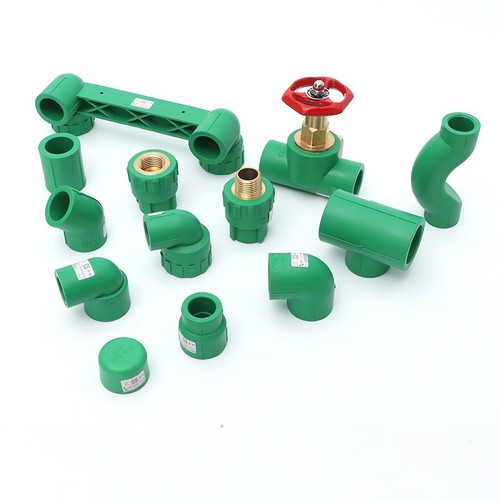 Factory Wholesale High Quality Custom Size Manual Adjustment Green Plastic PPR Stop Valve