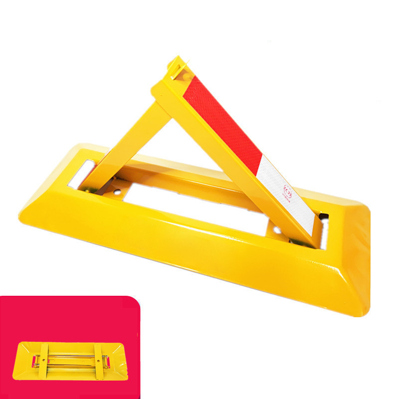 Portable Manual Triangle Parking Steel Traffic Safety Triangle Parking Lot Barrier Lock