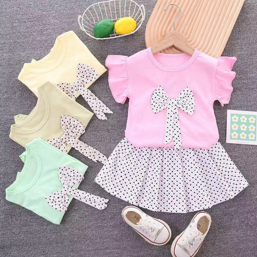 full cotton 3 year baby bebe dresses set girls clothing bulk toptan çocuk giyim