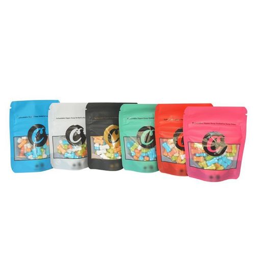 Custom Printing Mylar Bag Resealable Smell Proof Stand up Pouch Food Candy Snack Packaging Moisture Proof up to 9 Colors