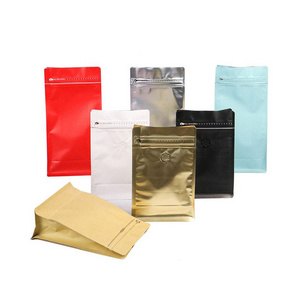 Custom printed pouch 250g 500g food grade stand up pouches plastic zipper pack tea coffee packaging bag