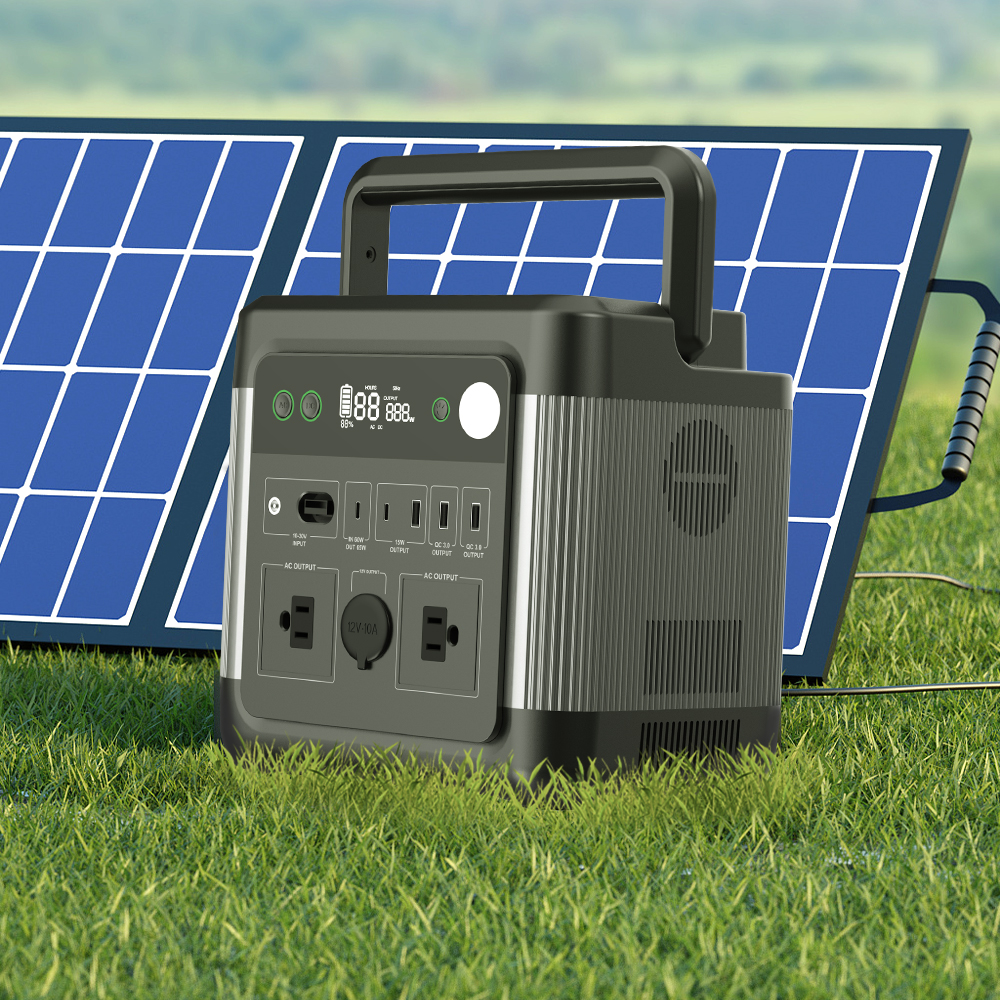 12 Months Warranty 13.6V/10A 120W Max DC Output Portable Solar Generator Power Station