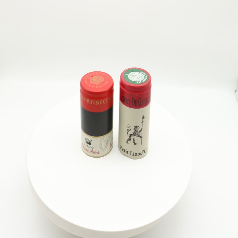 Pvc heat shrink wine capsule aluminium plastic bottle capsule Cap