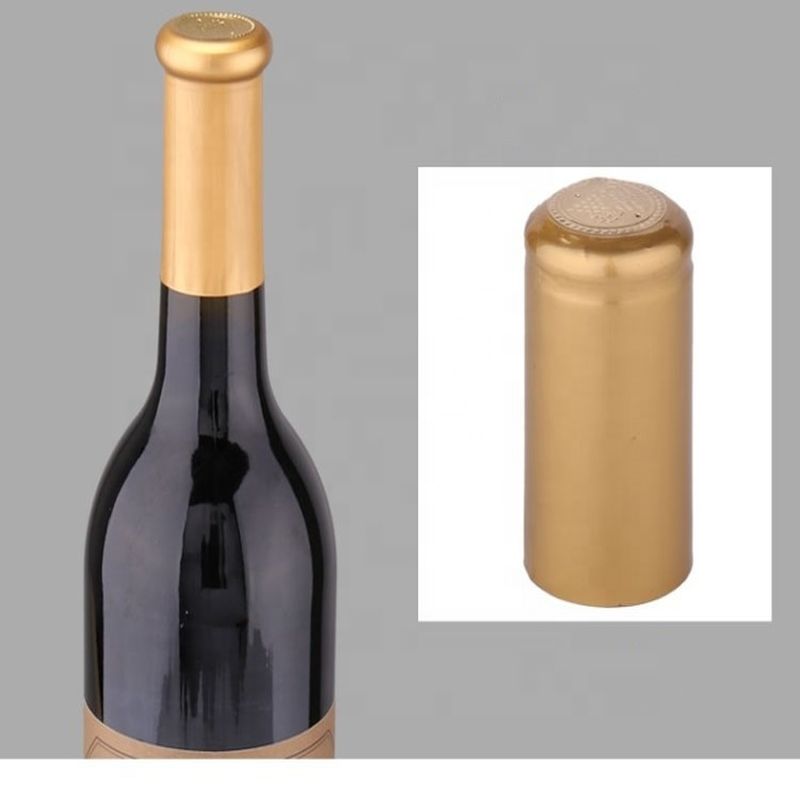 Printing Logo Customized Clear PVC Heat Shrink Capsule PVC Wine Capsule Heat shrink Cap Seal