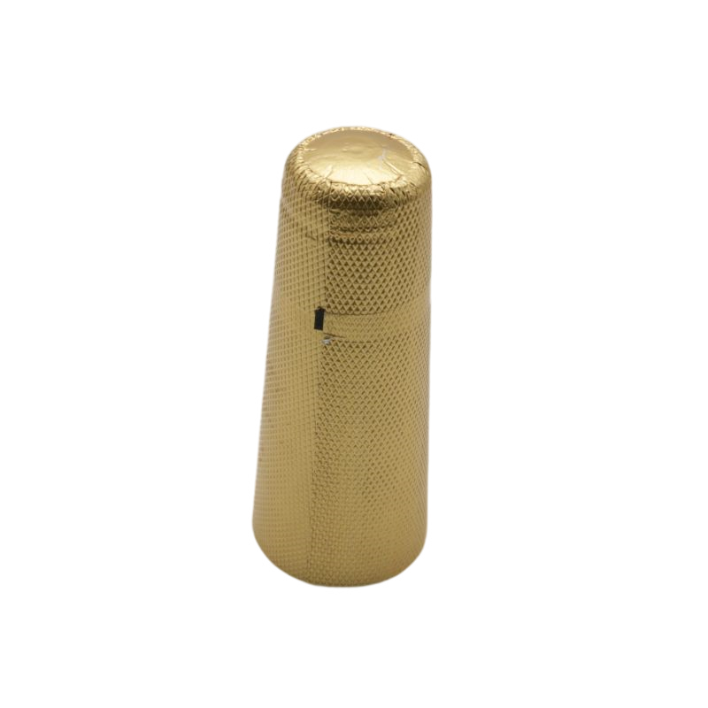 Gold Stamping Bottle Cap For Champagne Bottle Aluminum Foil Shrink Cap For Wine Bottle