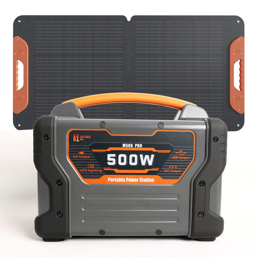 Hot Selling Solar Energy Outdoor Camping DC AC Output Lithium Ion 500W Solar Generator Portable Power Station