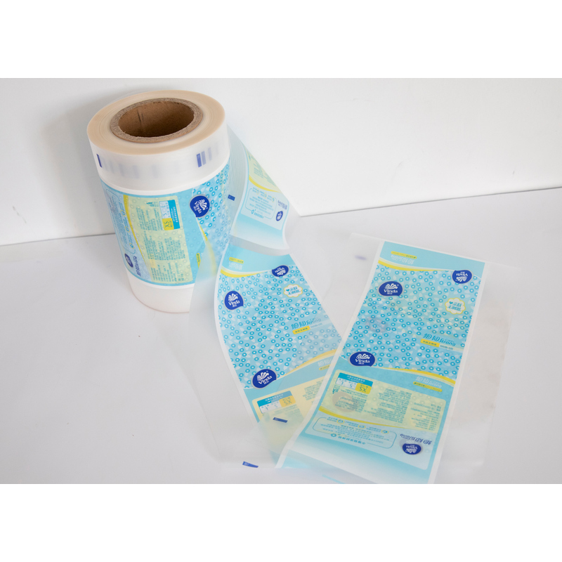 Custom Pe Plastic Film Shrink Roll Package For Beverage Packing